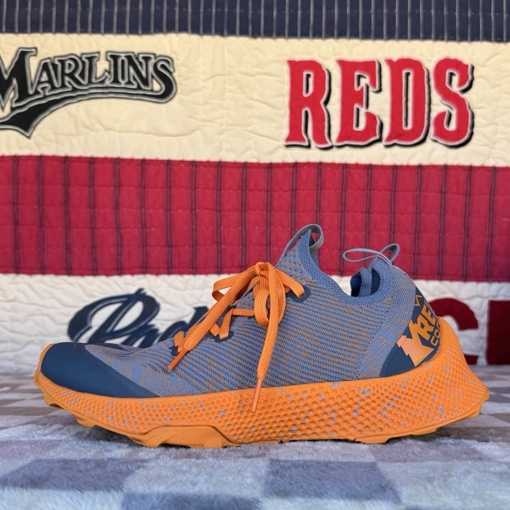 Size 11 - REI CO-OP Swiftland MT Trail Running Shoes Mens Orange Gray 00023990